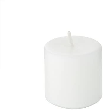 White 2 Inch Pillar Candles 8 Count by Ashland