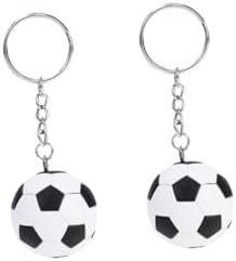 2PCS Creative Football Keychain Set for Men