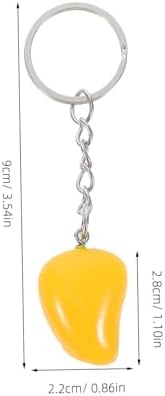 Luxshiny 10pcs Mango Keychain Bag Pendants