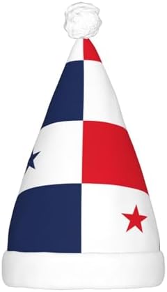 Panama Flag Christmas Hat with LED Lights