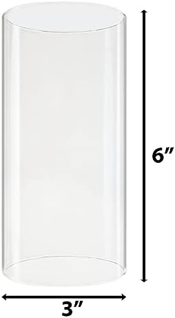 CYS EXCEL 3 6 Clear Hurricane Candle Holder