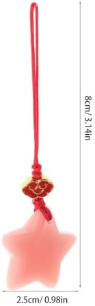 Lurrose 3pcs Glow In The Dark Phone Chain Keyrings