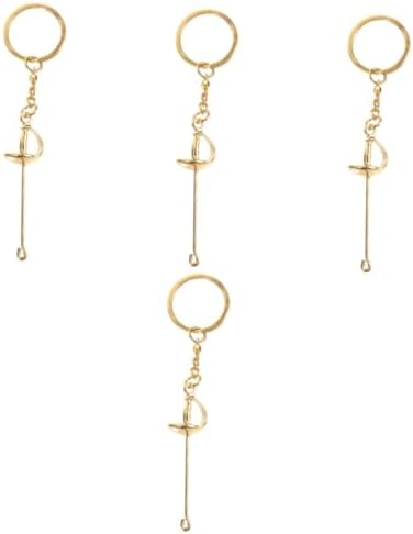 BESPORTBLE 4pcs Fencing Keychain Decor