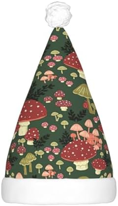 Bright Mushrooms Art Print LED Christmas Hat