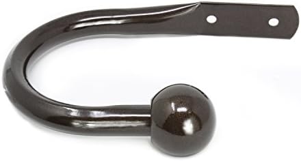 Chicology Classic Ball Finial Curtain Holdbacks Set of 2 Essential Bronze