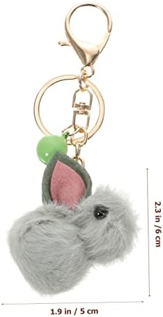 16 Pcs Cartoon Rabbit Keychain Pack