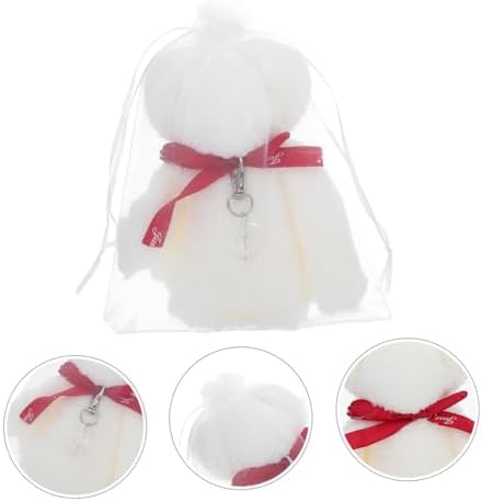 Adorable Bear Towel and Keychain Party Favor Set