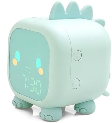 Cute Dinosaur LED Alarm Clock with Night Light
