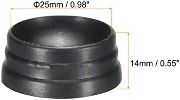 MECCANIXITY Ball Stand Display Base 25cm Black Pack of 16