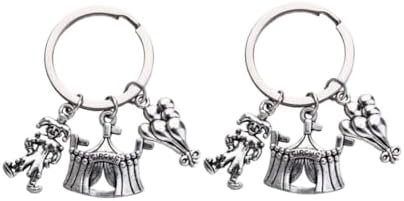 Circus Keychain with Plush Treasure Chest Design