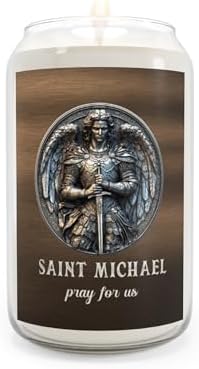 Saint Michael Candle Devotional Spiritual Scented Jar Candle 1375oz