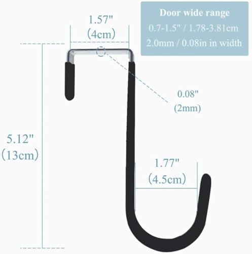 Strong Black Wreath Hanger 5 20lb Load Bearing