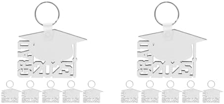 LOGOFUN 12PCS Graduation Keychains 2025 Customizable