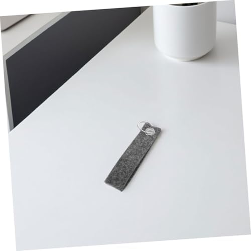 100pcs Felt Keychain Blanks for DIY Crafts and Bag Charms