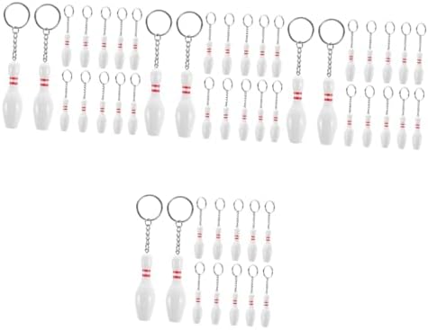 BESTonZON Bowling Keychains Cute Cartoon Design