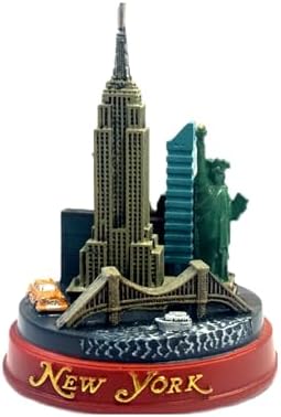 35 Inch Hand Painted NYC Statues Souvenir