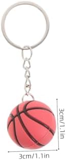 VICASKY 10pcs Sports Ball Keychains Set