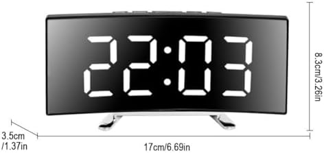 Eforcase Digital Alarm Clock with Temperature Display
