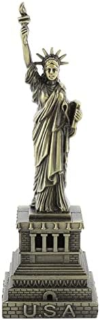 Jerliflyer Mini Statue of Liberty Metal Statue Desk Decoration