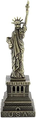 Jerliflyer Mini Statue of Liberty Metal Statue Desk Decoration