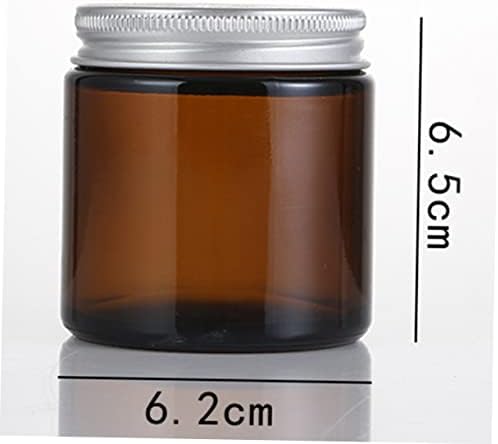 VILLFUL 10pcs Scented Candle Jar Lid Glass Perfume Bottle Aroma Container