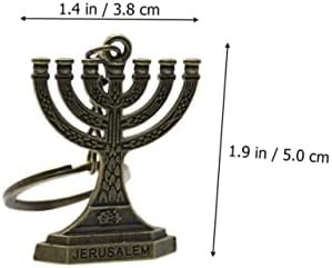20 Pcs Hanukkah Key Ring Tote Purse Gift Ornaments Backpack Keychain