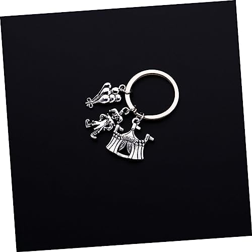 Circus Keychain with Plush Treasure Chest Design