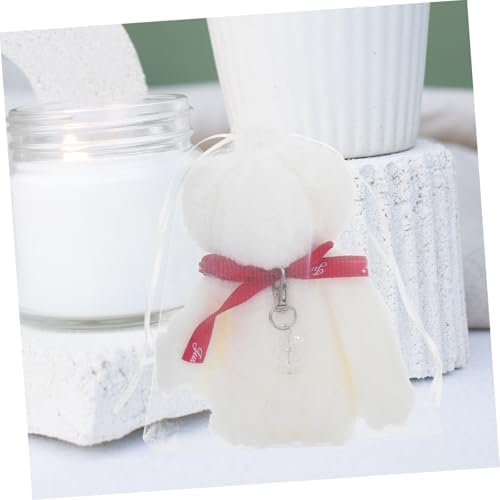 Adorable Bear Towel and Keychain Party Favor Set