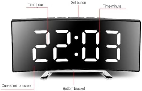 Eforcase Digital Alarm Clock with Temperature Display