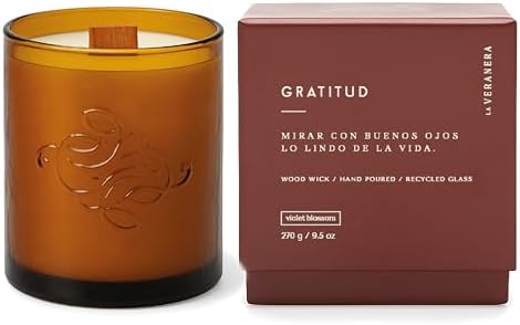 La Veranera Gratitud Candle Violet Blossom