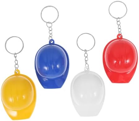 20 Pcs Zinc Alloy Construction Helmet Bottle Opener Keychain