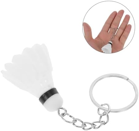 LOGOFUN 24PCS Mini Shuttlecock Keychain Pack