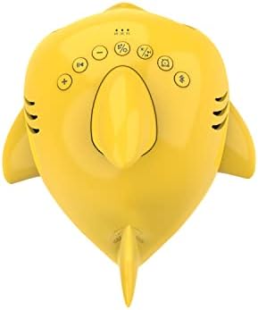 Core Innovations Baby Shark Alarm Clock and Bluetooth Speaker Yellow