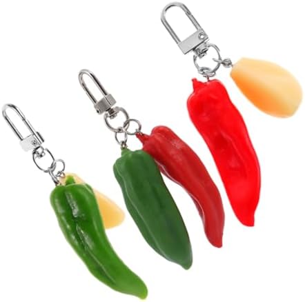 GALPADA Chili Keychain Key Ring for Car Keys