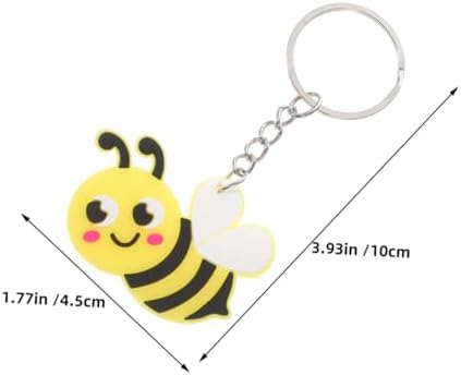 20Pcs Cute Bee Keychains for Backpack Charms and Party Favors