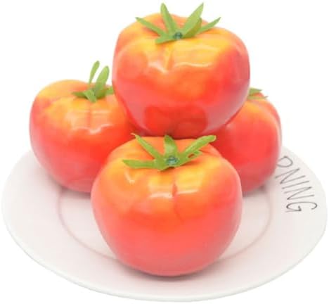 VOSAREA Artificial Tomatoes 6pcs Realistic Decor