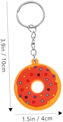 VICASKY 18Pcs Cute Donut Keychain Pendants
