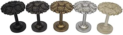 MERIVILLE Fleur Holdbacks Set of 2 Burnt Gold