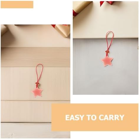 Lurrose 3pcs Glow In The Dark Phone Chain Keyrings
