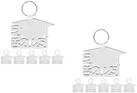 LOGOFUN 12PCS Graduation Keychains 2025 Customizable