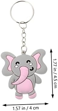 50pcs Cute Elephant Keychain Bag Pendant