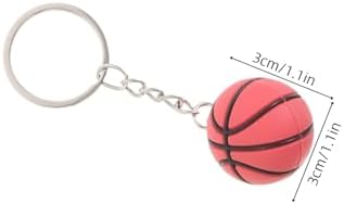 VICASKY 10pcs Sports Ball Keychains Set