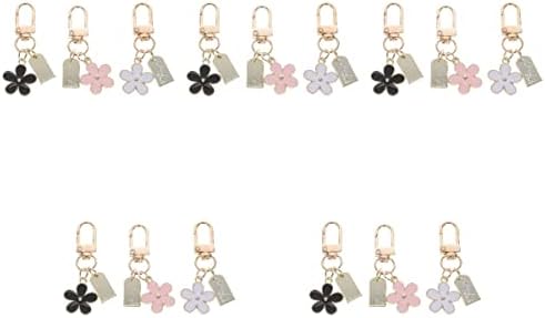 15 Pcs Flower Keychain Decorations for Women