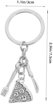 Stylish Pizza Keychain for Women and Backpack Decor