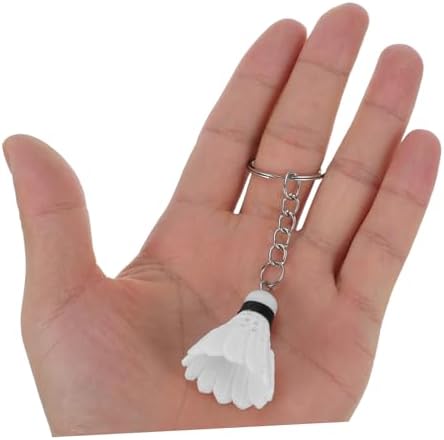 VICASKY 12pcs Mini Badminton Keychains Cute Sports Accessories