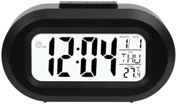 Laril Smart Night Light Alarm Clock with Temperature Display