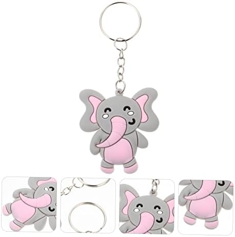 50pcs Cute Elephant Keychain Bag Pendant