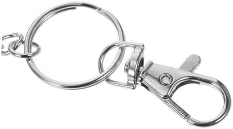 1set Acrylic Keychain Blanks with Accessories for Custom Projects