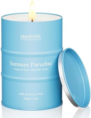 MSENSE Summer Soy Candles Jar 113oz 70 Hour Burn