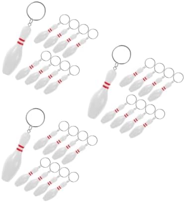 Jojofuny 27pcs Bowling Keychains Stylish Car Key Holder